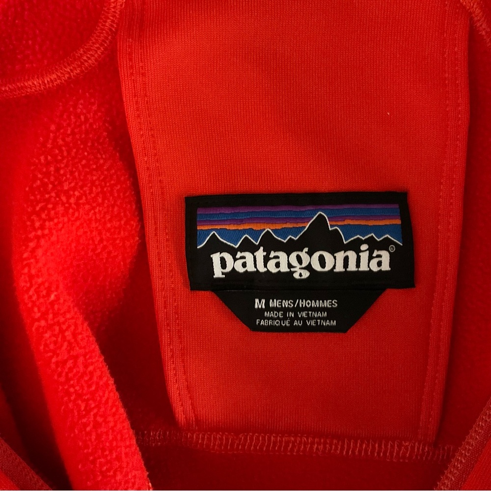 Patagonia Men’s Polartec Power Stretch Fleece Athletic Jacket Medium - FLAWS - Picture 4 of 8